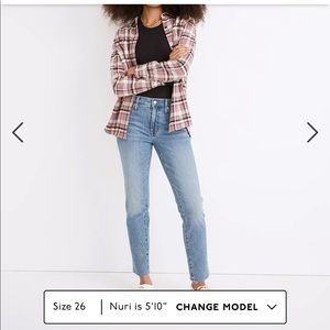 Madewell midrise perfect vintage jean encore wash